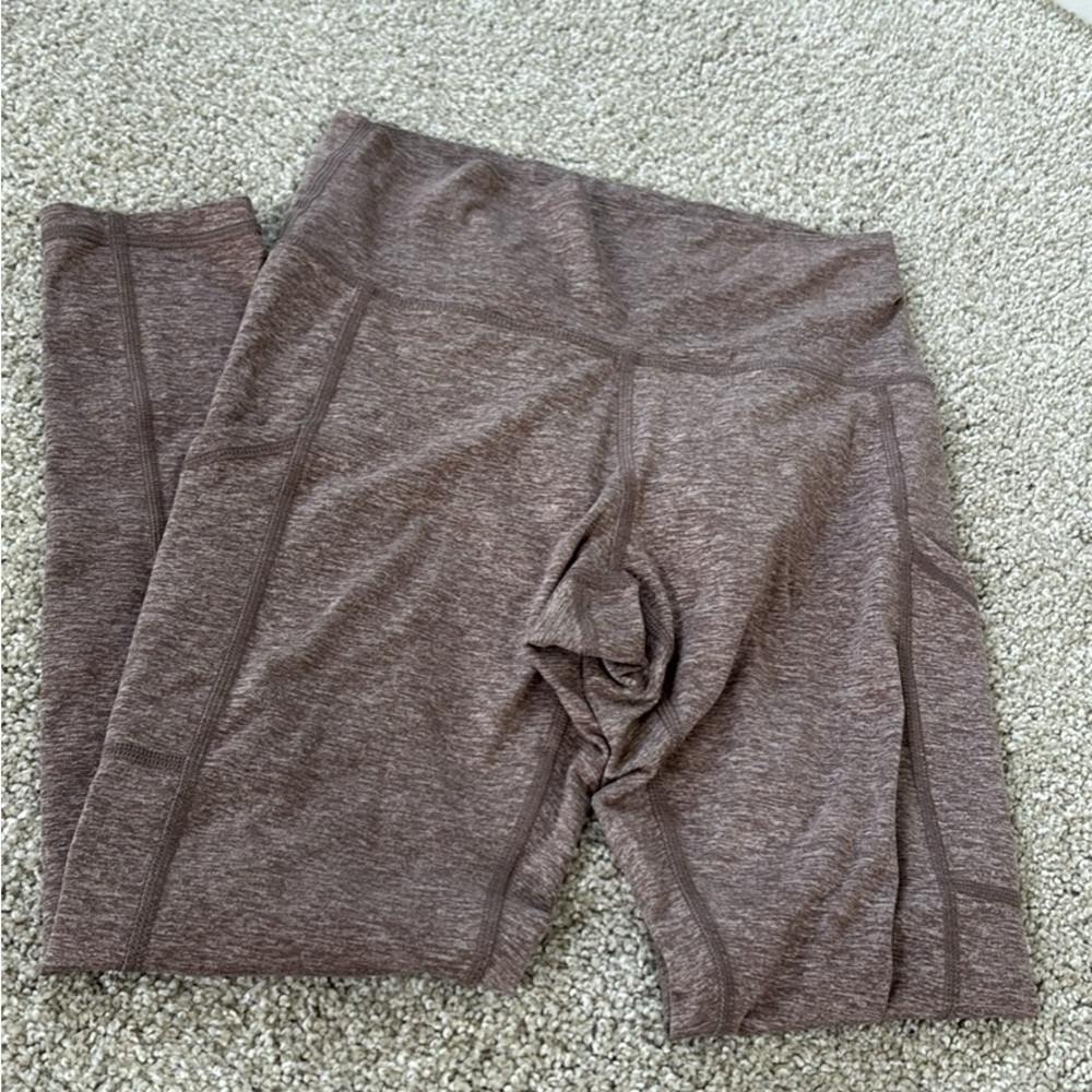 Aerie M brown hugger Heathered Leggings